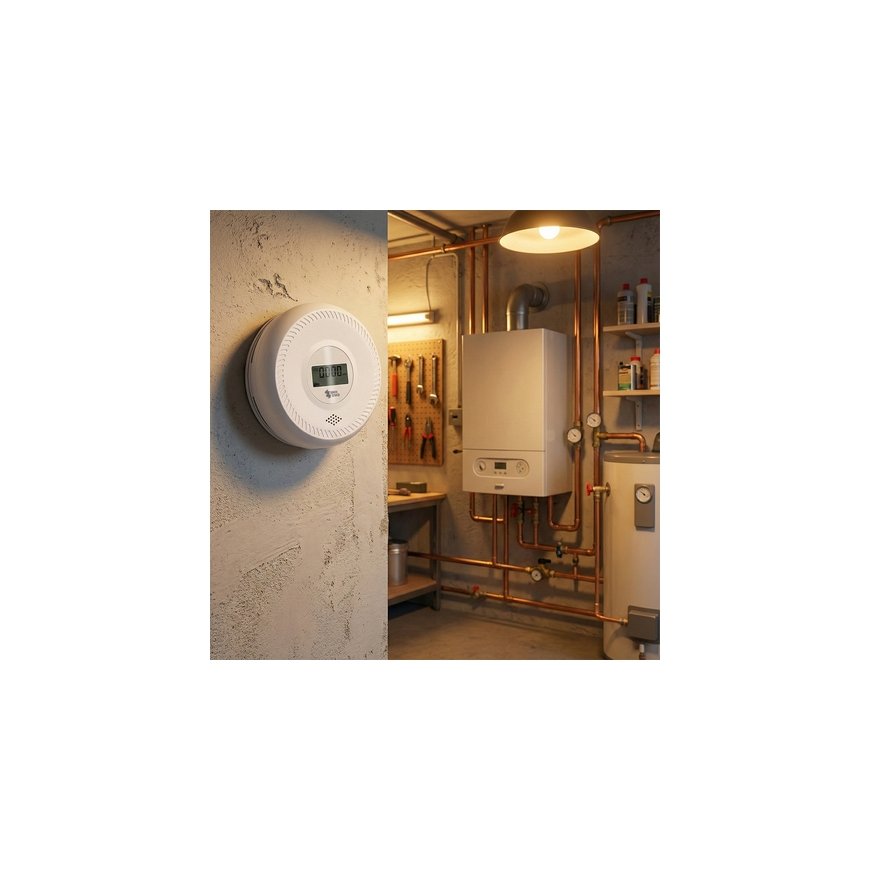 Spacetronik SA-DCS05 Carbon Monoxide and Smoke Detector