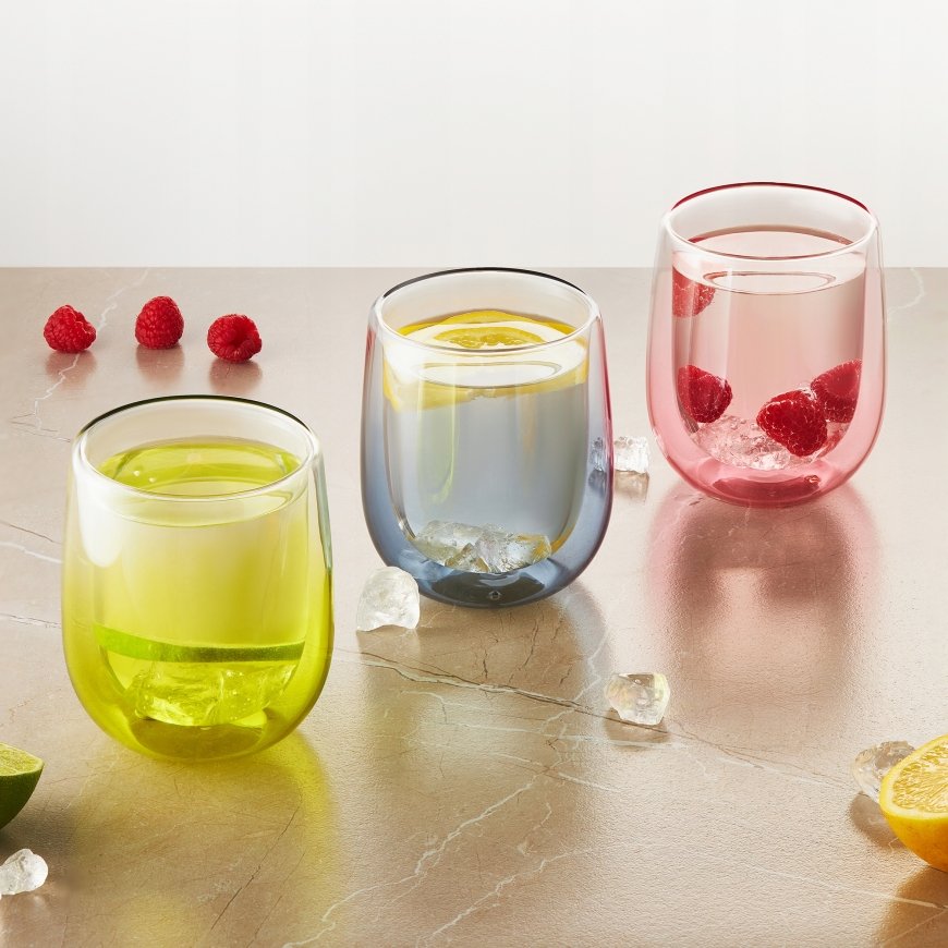 2 „Ombre“ termostiklu komplekts, 350 ml, zaļā krāsā, „AMBITION“