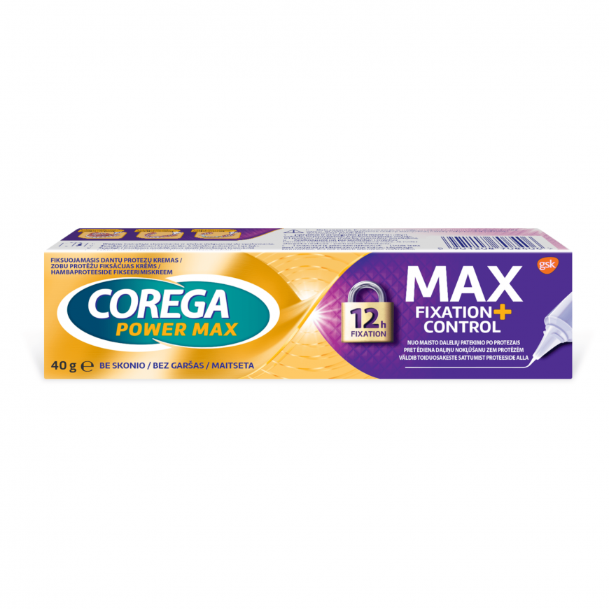 GSK Corega Denture Adhesive Cream - Max Cover 40g