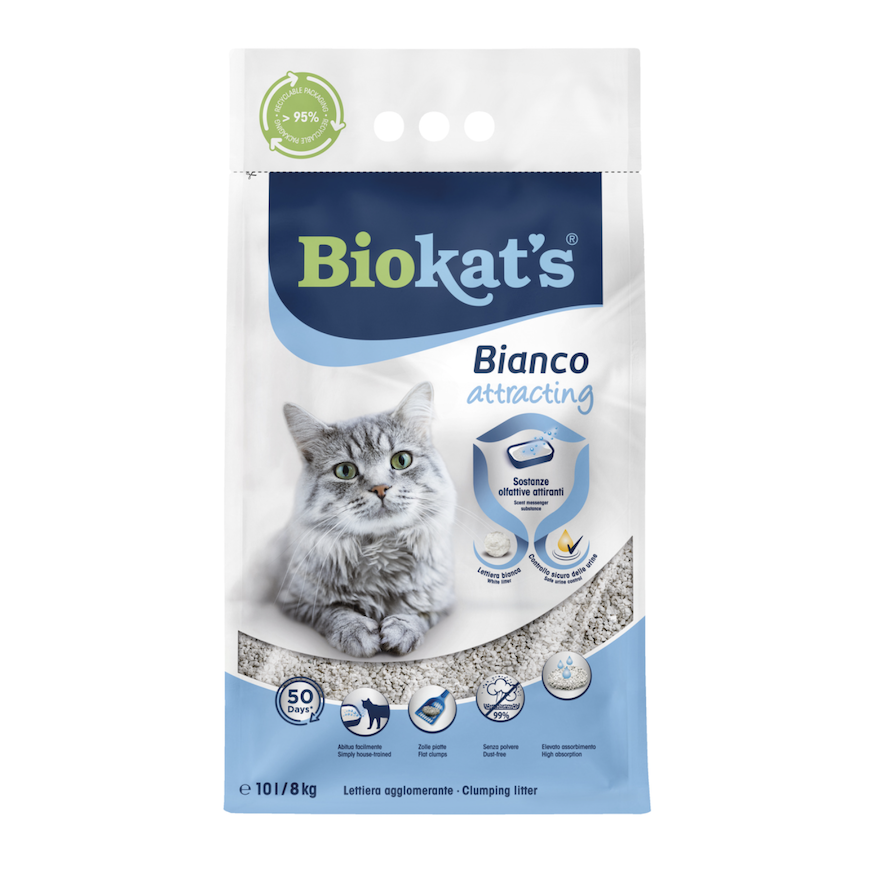 Smiltis kaķu tualetēm - Gimborn Gimborn Biokat's Bianco ATTRACTI
