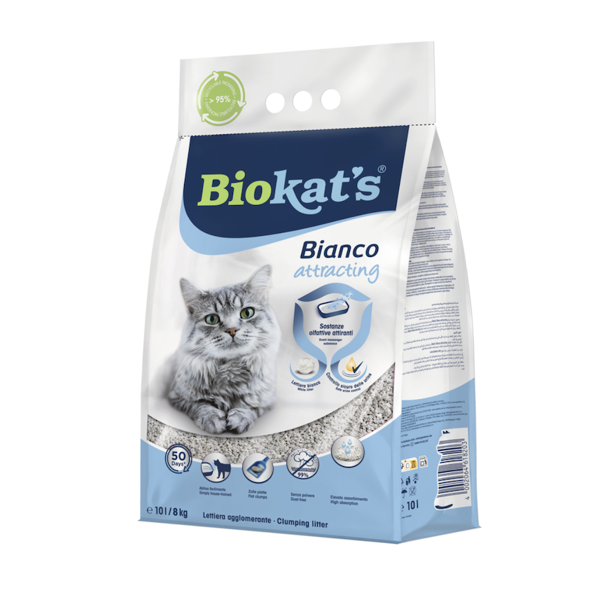 Smiltis kaķu tualetēm - Gimborn Gimborn Biokat's Bianco ATTRACTI – 2