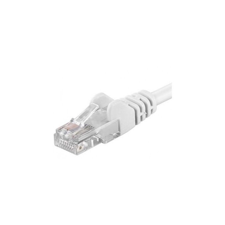PREMIUMCORD UTP RJ45-RJ45 CAT5e 7m balts pārsējvads