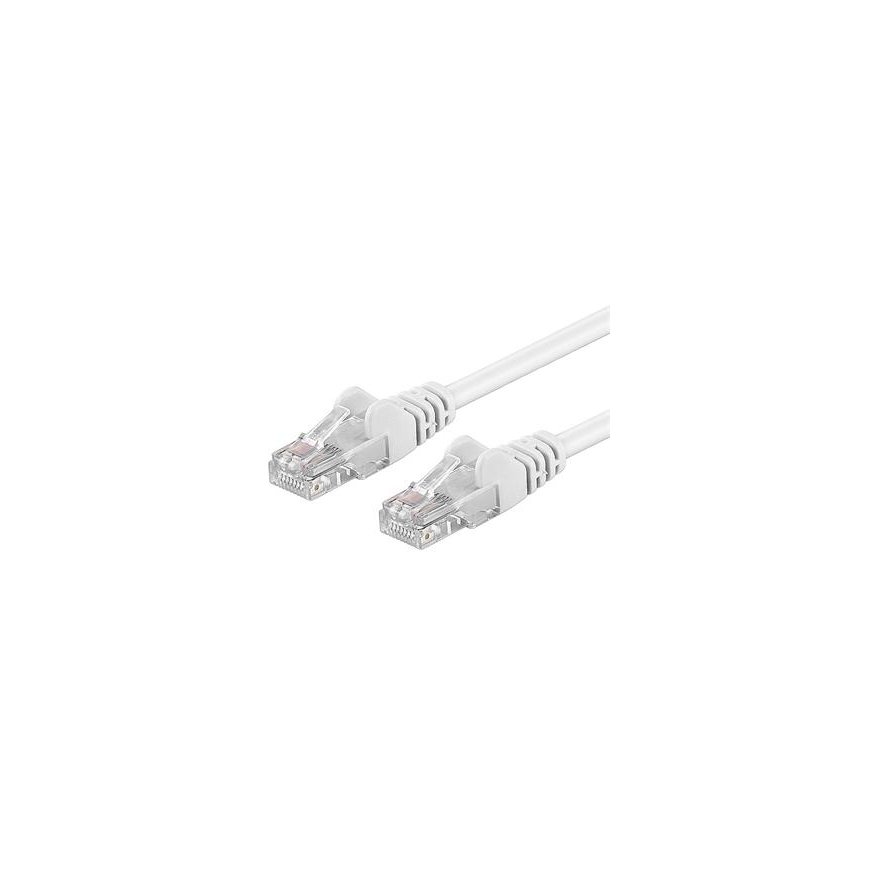 PREMIUMCORD UTP Patch Cable RJ45-RJ45 CAT5e 7m White – 2