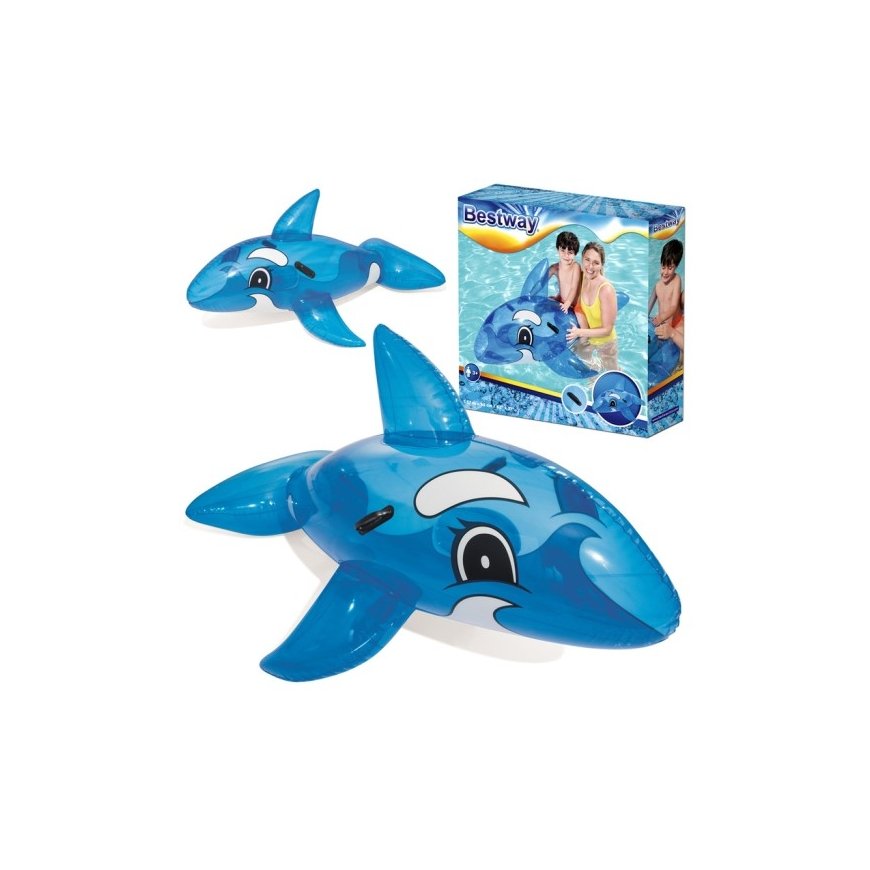Inflatable Toy Whale 157 x 94 cm Bestway 41037 blue