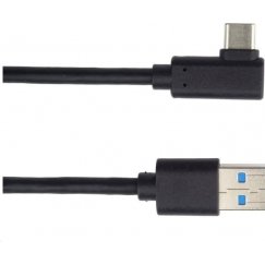 PremiumCord USB-A to USB-C Cable 3 m Black