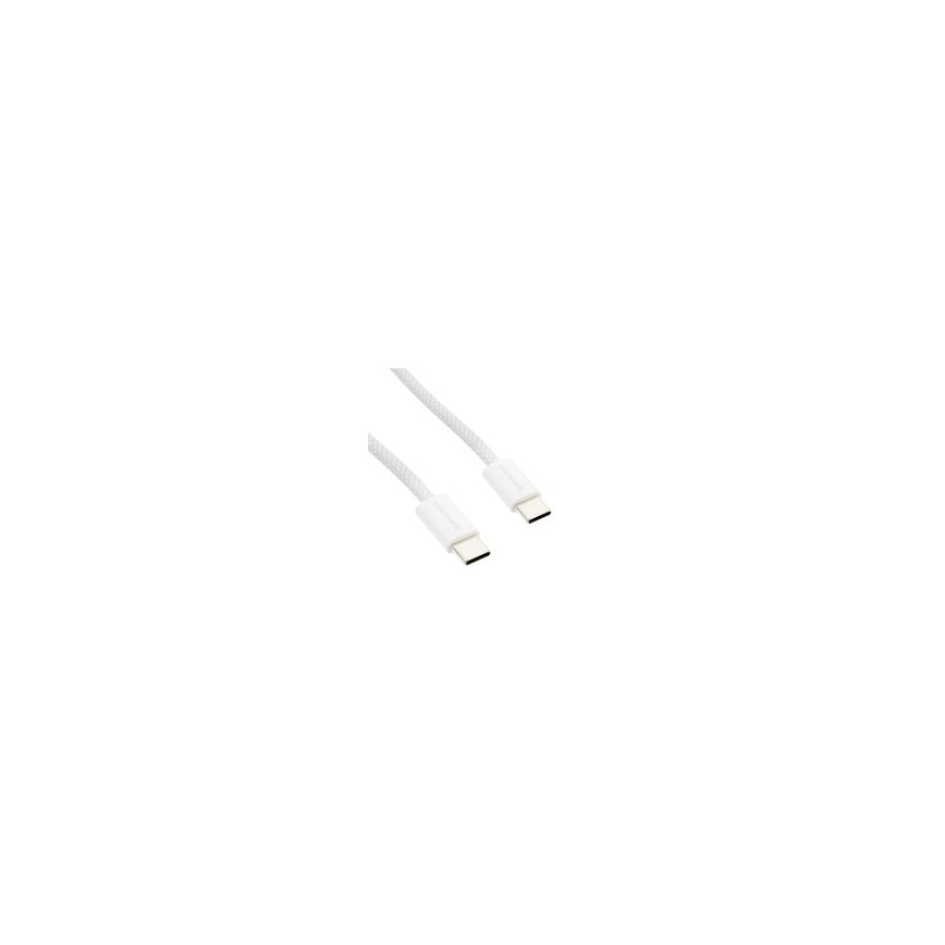 USB-C PD100/240W Spacetronik kaabel 2m valge