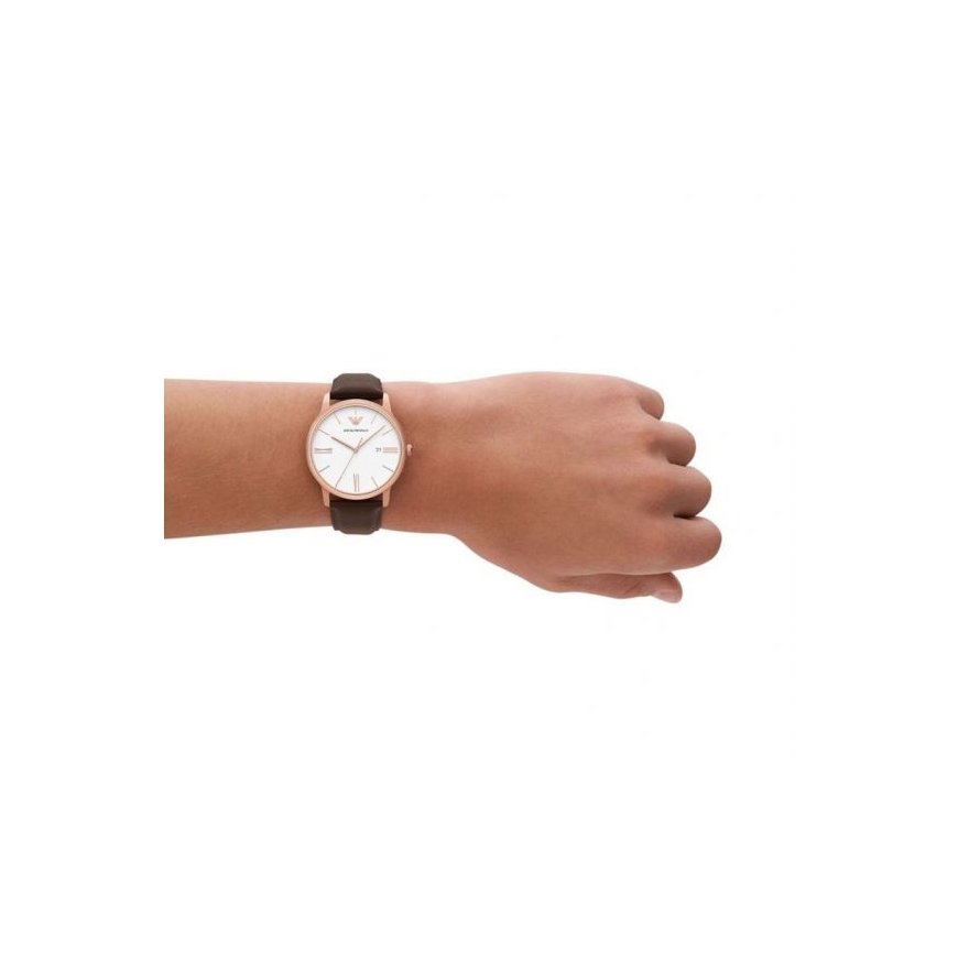 Meeste kell EMPORIO ARMANI AR11634 - Minimalistlik kronograaf + KARBIKAS