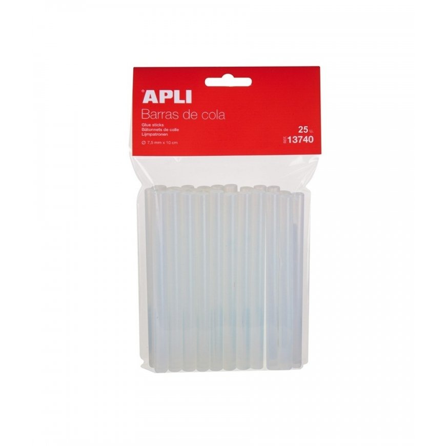 Apli kuumkleebiste farm, läbipaistvad, 7,5 mm, 25 tk