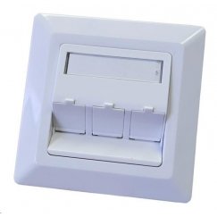 Lexi Net Universal 3-Port Non-Mounted Socket - 80x80