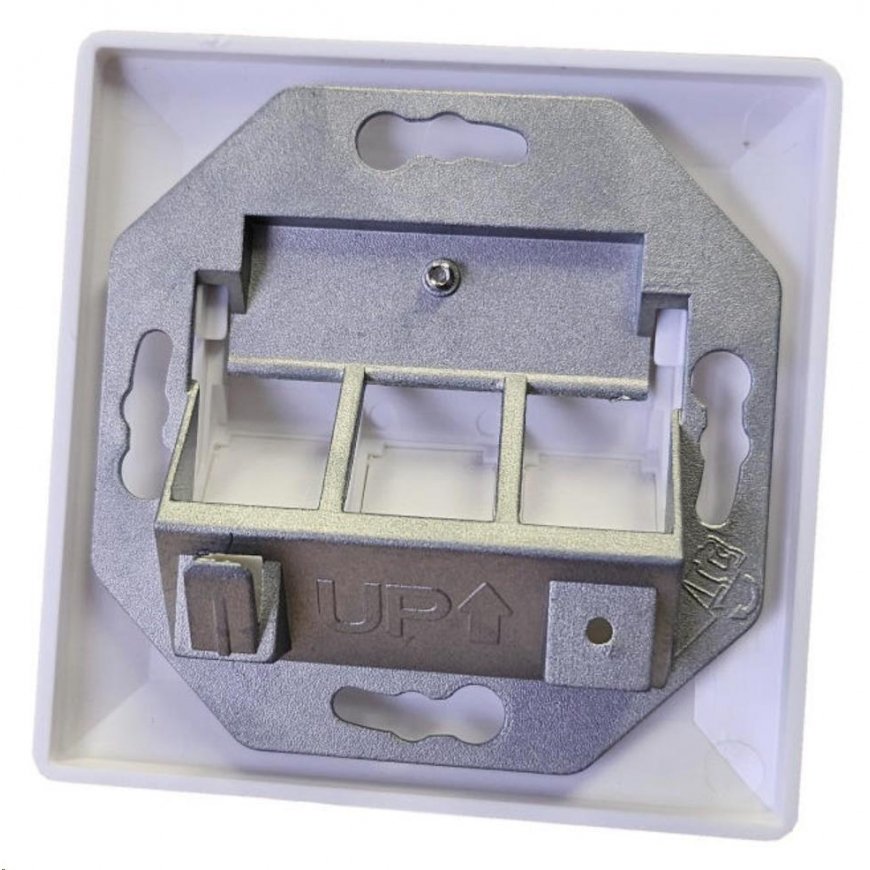 Lexi Net Universal 3-Port Non-Mounted Socket - 80x80 – 2