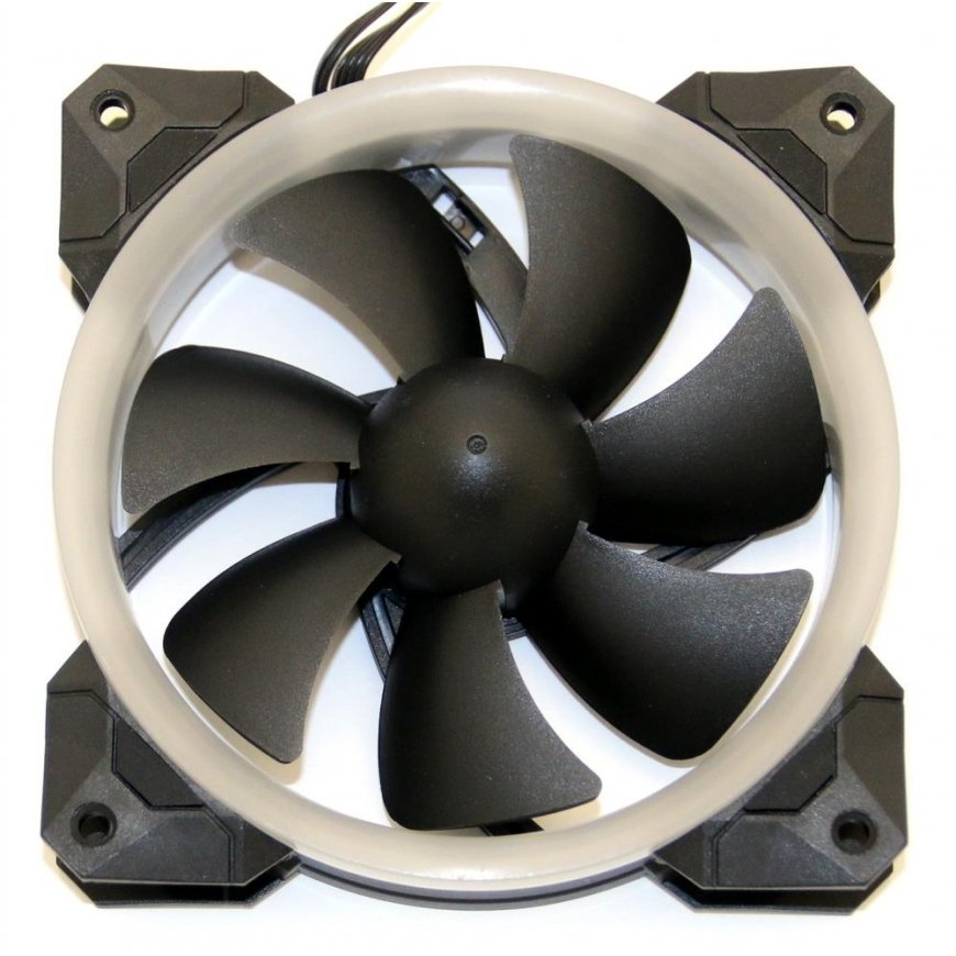 EUROCASE ventiliatorius RGB 120mm (Turbinos ašmenys, FullControl Led) – 2
