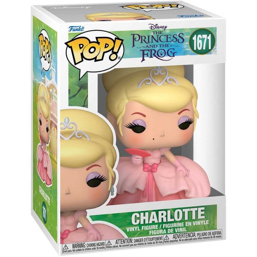 FUNKO POP! Vinilinė figūrėlė: Princesė ir varlius - Charlotte, 9 cm