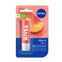 Nivea 24H Moisture Lip Peach Shine, 4.8 g