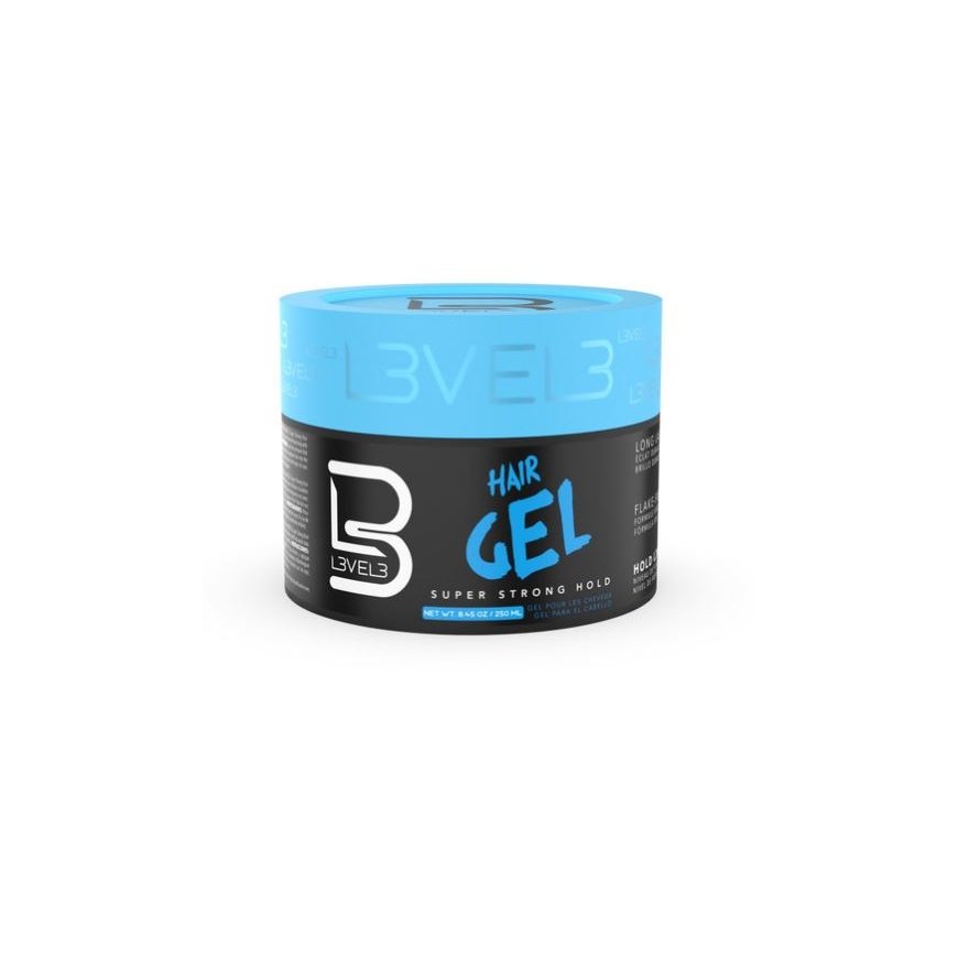 L3VEL3 plaukų gelis Super Strong 250ml