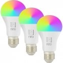 IMMAX NEO SMART - 3 kpl LED-lamppua E27 11W RGB+CCT värillinen ja valkoinen IMMAX NEO SMART - 3 kpl LED-lamppua E27 11W RGB+CCT värillinen ja valkoinen