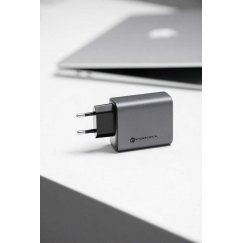 Lādētājs Forcell F-Energy (2xUSB-C 1xUSB 4A 65W) melns