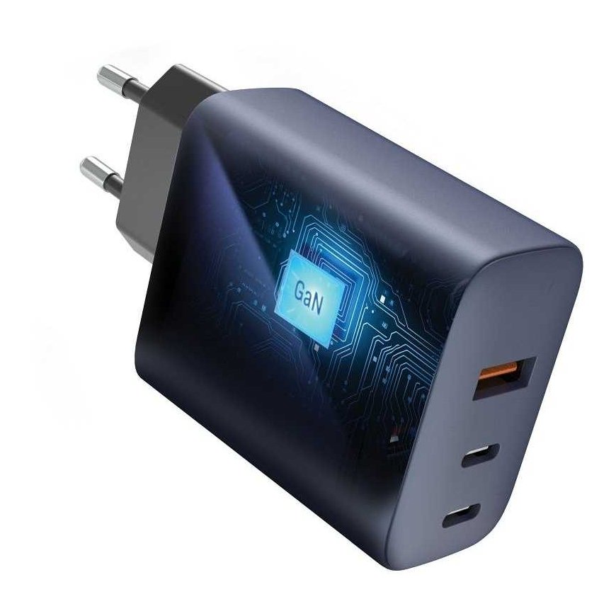 Зарядное устройство Forcell F-Energy (2xUSB-C, 1xUSB, 4A 65W) черное – 2
