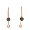 Moiss Charming stud earrings with zirconia E000143