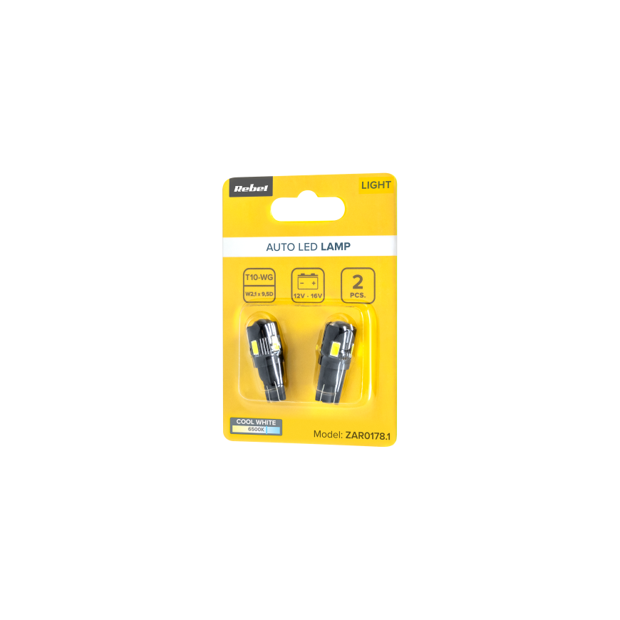 Rebel LED-auton lamppu (Conbus) T10.12V