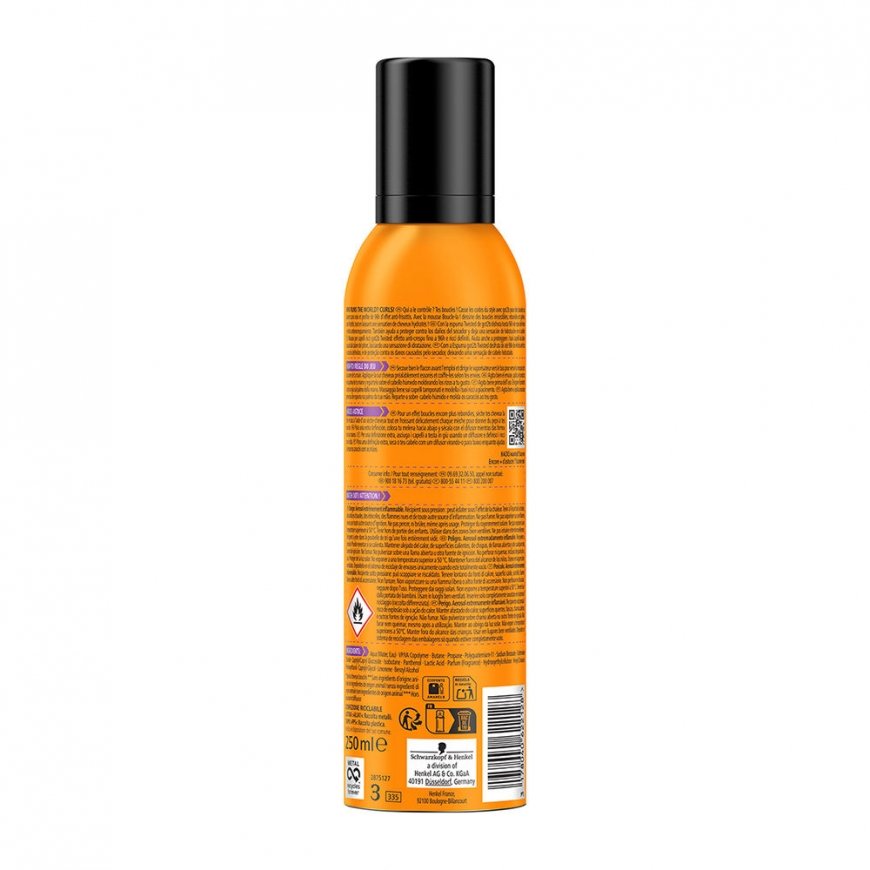 Schwarzkopf Mass Market GOT2B TWISTED perfekti mati putas 250 ml