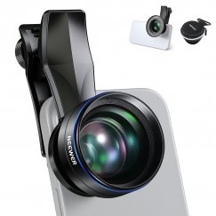 Neewer LS-41 PRO 60mm telefoto objektyvas su 17mm objektyvo spaustuku ir 67mm filtro adapteriu