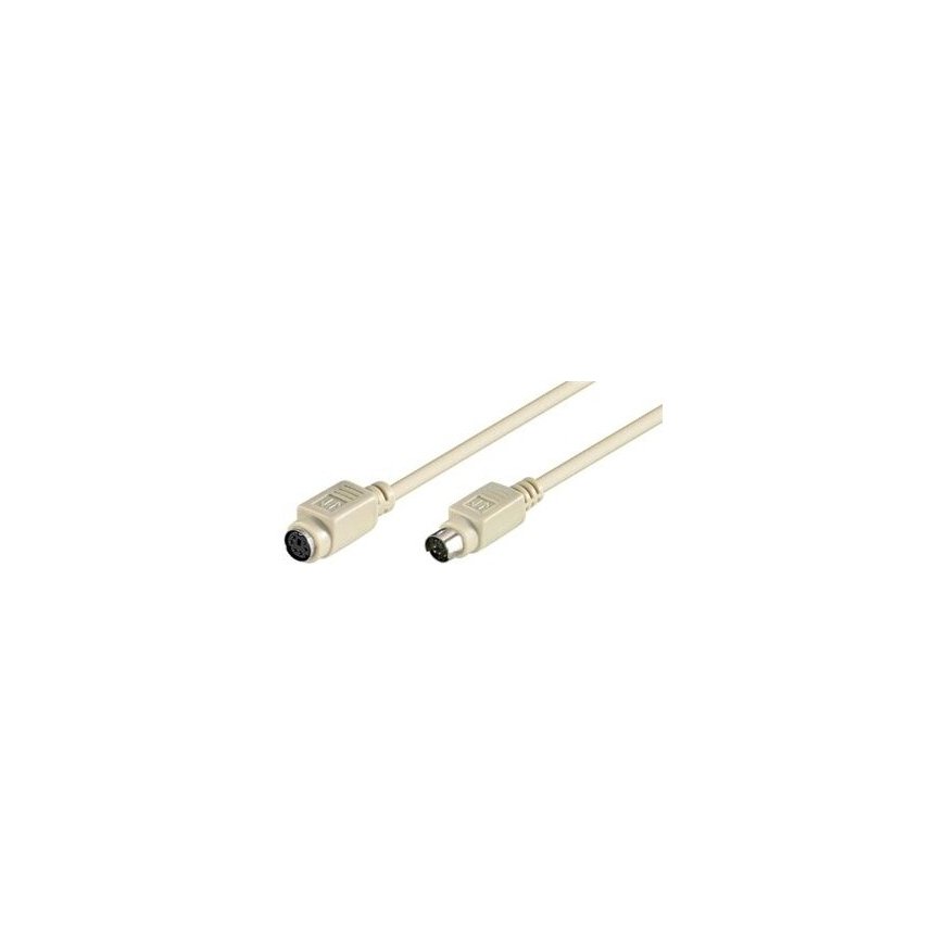 PREMIUMCORD PS/2(M) - PS/2(F) Extension Cable 3m (for PS/2 mouse or keyboard)