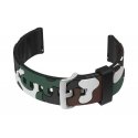 Pacific Rubber Watch Strap U13 - black/white - 20mm Pacific Rubber Watch Strap U13 - black/white - 20mm