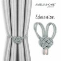 AmeliaHome CURTBIN/AH/EDMONTON/NAVY/2PCS