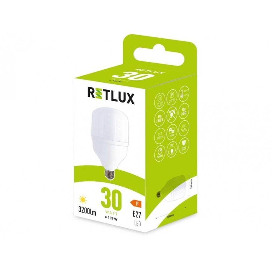 Лампочка RLL 445 E27 30W WW RETLUX