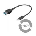 PremiumCord USB-C - USB-A 3.0 adapter, musta PremiumCord USB-C - USB-A 3.0 adapter, musta