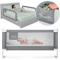 Lovos suojakaide, turvalisät, lukko, 160 cm, Nukido NK-227, harmaa