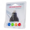 Savio – Carte de soud 7.1 AK-08 liidesekaart/adapter 3ˌ5 mm, USB 2.0 Savio – Carte de soud 7.1 AK-08 liidesekaart/adapter 3ˌ5 mm, USB 2.0