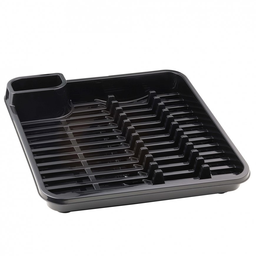 Dish drainer for dishes Milo black 39 x 39 cm Domotti
