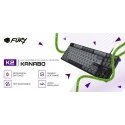 Fury Kanabo K2 US Keyboard White Backlight Mechanical Black-Gray Fury Kanabo K2 US Keyboard White Backlight Mechanical Black-Gray