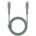 Spigen Essential USB C to USB C 100W Fabric Cable, white EB10015CC Spigen Essential USB C to USB C 100W Fabric Cable, white EB10015CC