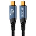PremiumCord USB4™ Versio 2.0 80Gbps 16K@60Hz 240W Thunderbolt 3 ja 4 -kaapeli 1m