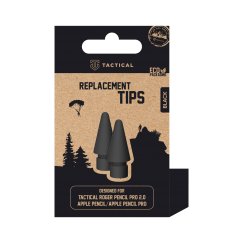 Tactical Roger Pencil Pro 2.0 Uzgaļi priekš viedā zīmuļa / melns