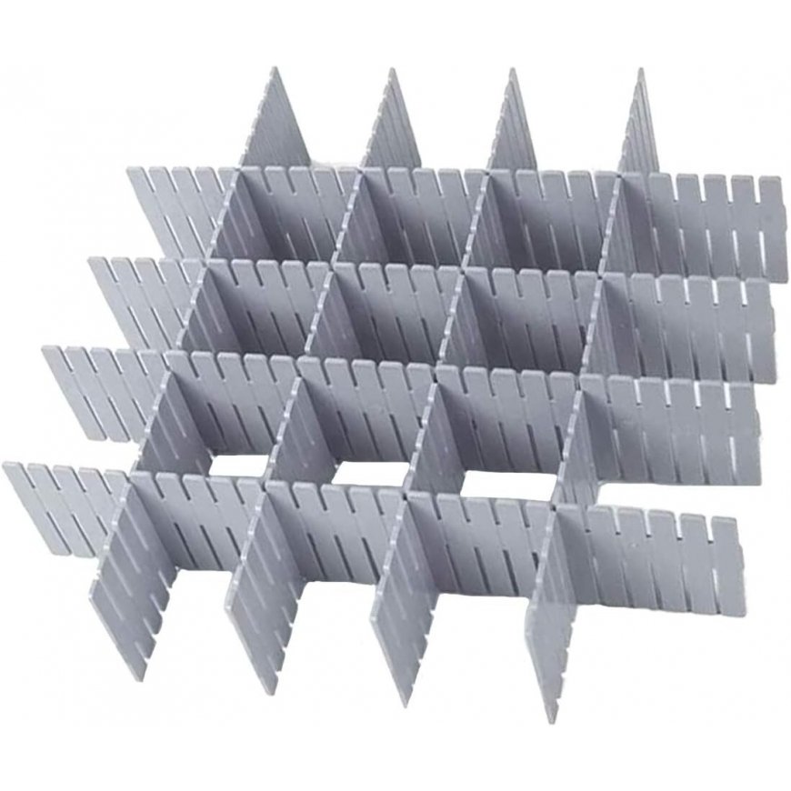 Storage Solutions Stalču organizatori - 8 gab. komplektā, pelēkā krāsā – 2