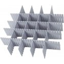 Storage Solutions Drawer Organizers - 8 pieces set, gray color Storage Solutions Drawer Organizers - 8 pieces set, gray color