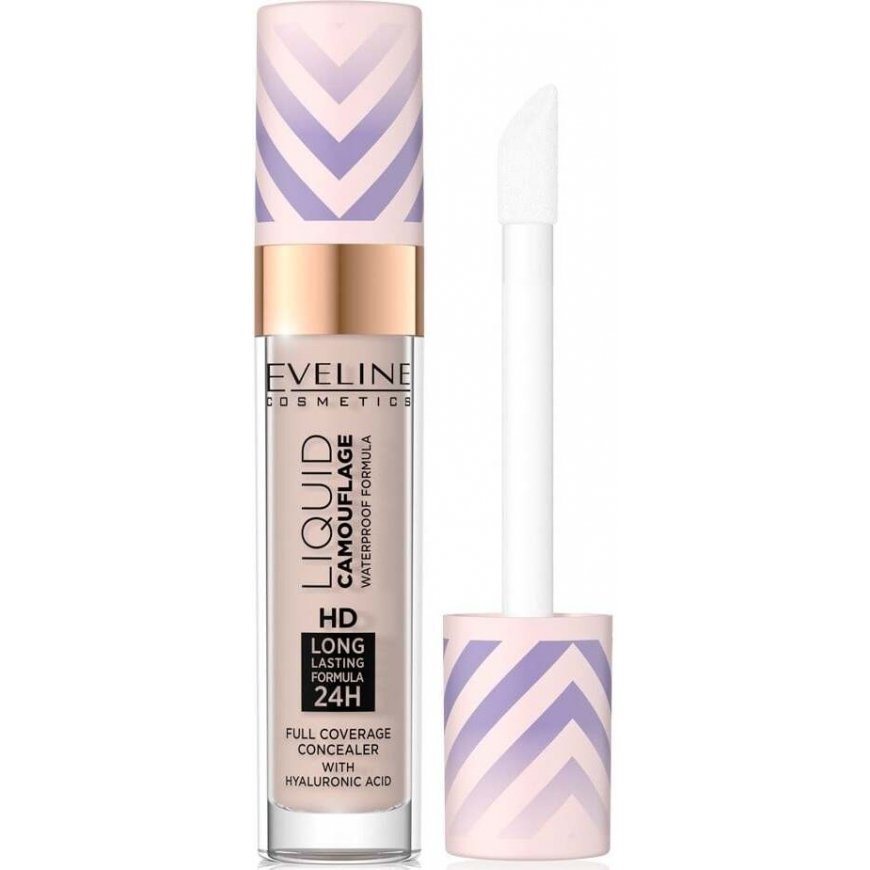 Eveline Cosmetics Liquid Camouflage HD Full Coverage Concealer 03 Soft Natural, 7.5 ml – 2