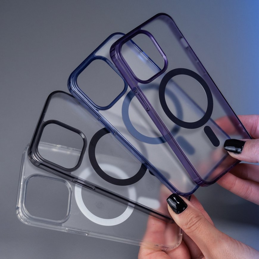 3MK Frosty MagCase mobiliojo telefono dėklas 16 cm (6.3") Permatomas, Balta – 3