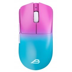 Blackstorm Gemini gaming mouse, pink/teal