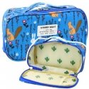 Colorful Cat Motif Pencil Case, 22 cm Colorful Cat Motif Pencil Case, 22 cm