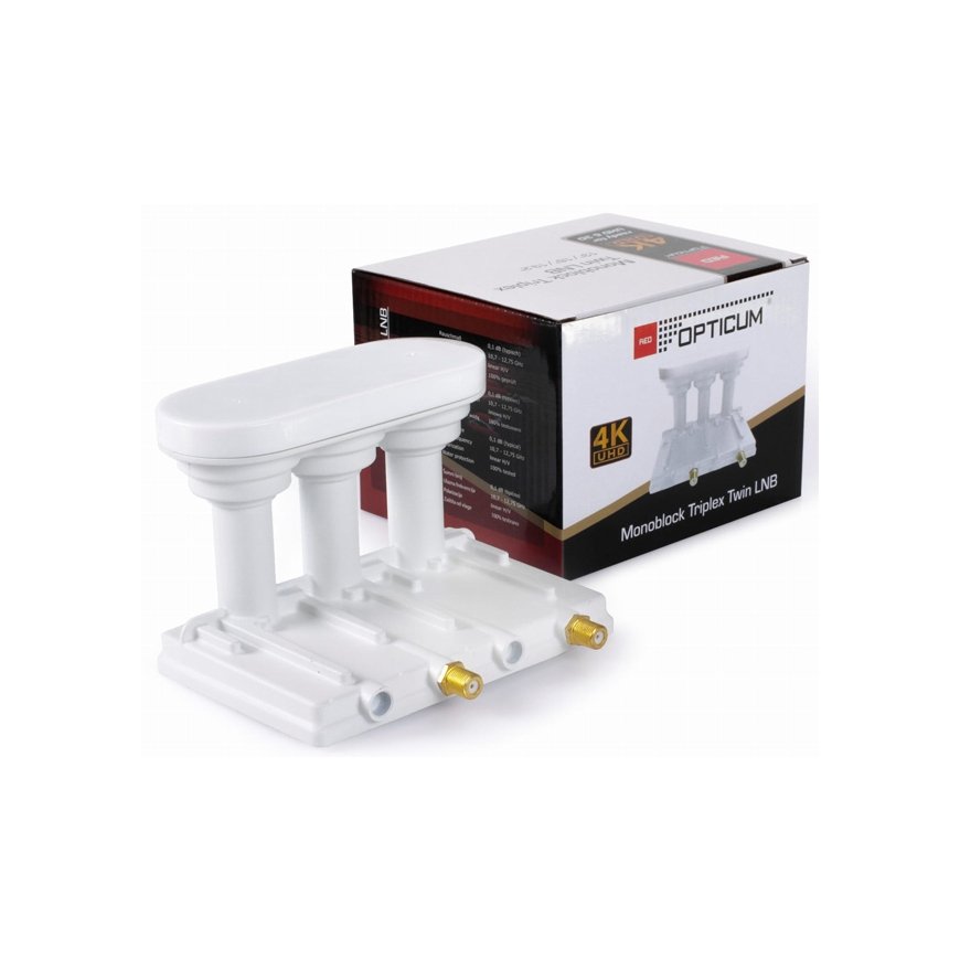 LNB Monoblock Twin TRIPLEX Opticum ROBUST 3°