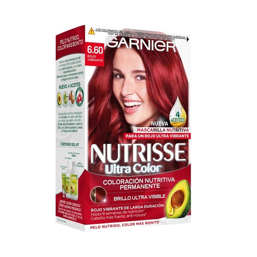 Garnier Nutrisse Hair Color 6.60 Intense Red