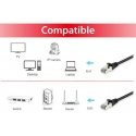 Equip 606192 tīkla kabelis Melns 1,5 m Cat6a S/FTP (S-STP) Equip 606192 tīkla kabelis Melns 1,5 m Cat6a S/FTP (S-STP)