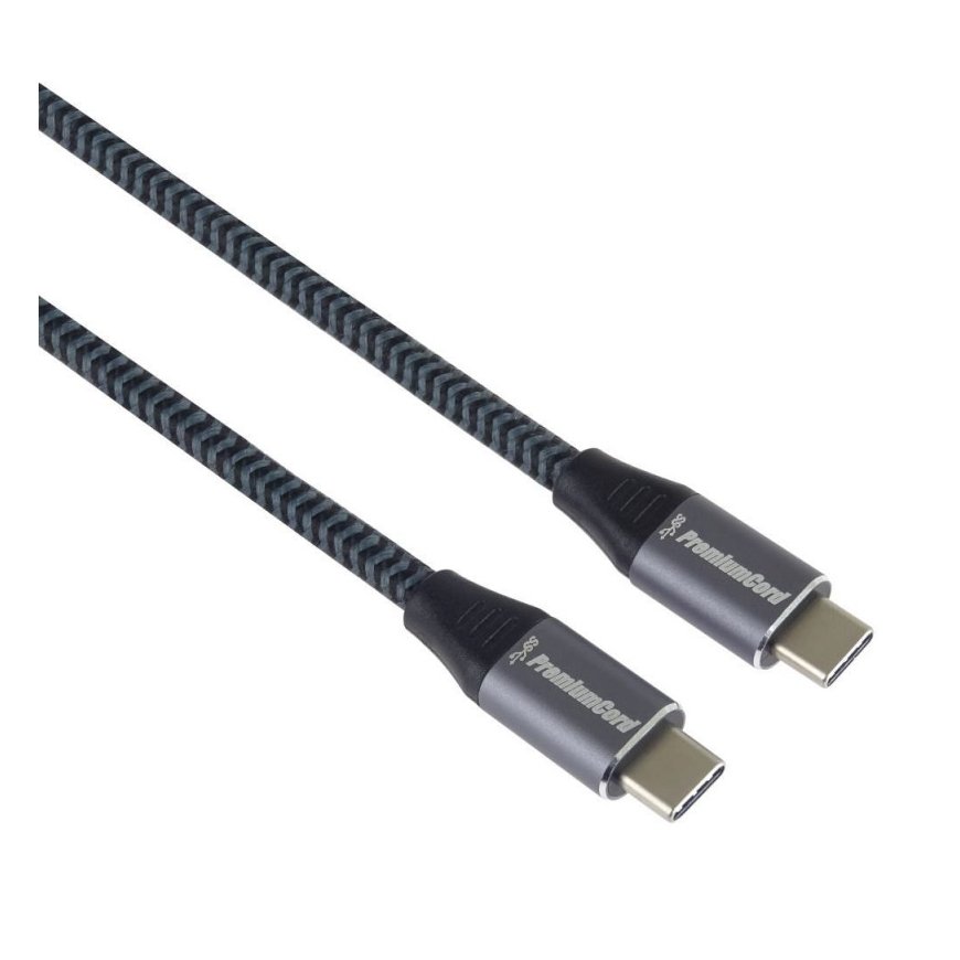 PremiumCord PREMIUMCORD USB-кабель USB 3.2 Gen 1 USB-C (M/M), пластиковая пленка, 0,5 м