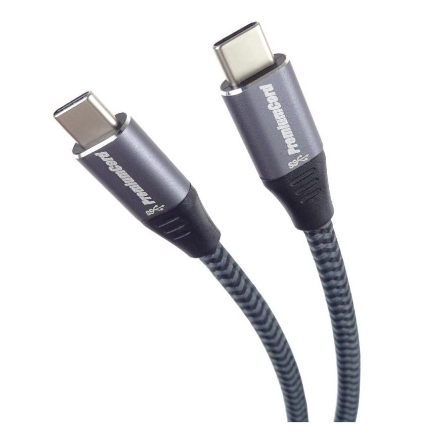 PremiumCord PREMIUMCORD USB-кабель USB 3.2 Gen 1 USB-C (M/M), пластиковая пленка, 0,5 м – 2