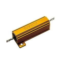 Oem rezistorius 50W - 8Ohm - aliuminio korpuse - RX24 50W 8R