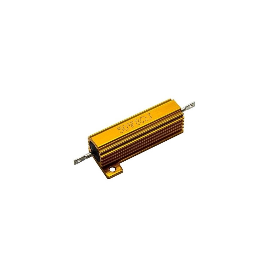 Oem Rezistorius 50W - 8Ohm - alumiiniumkorpus - RX24 50W 8R